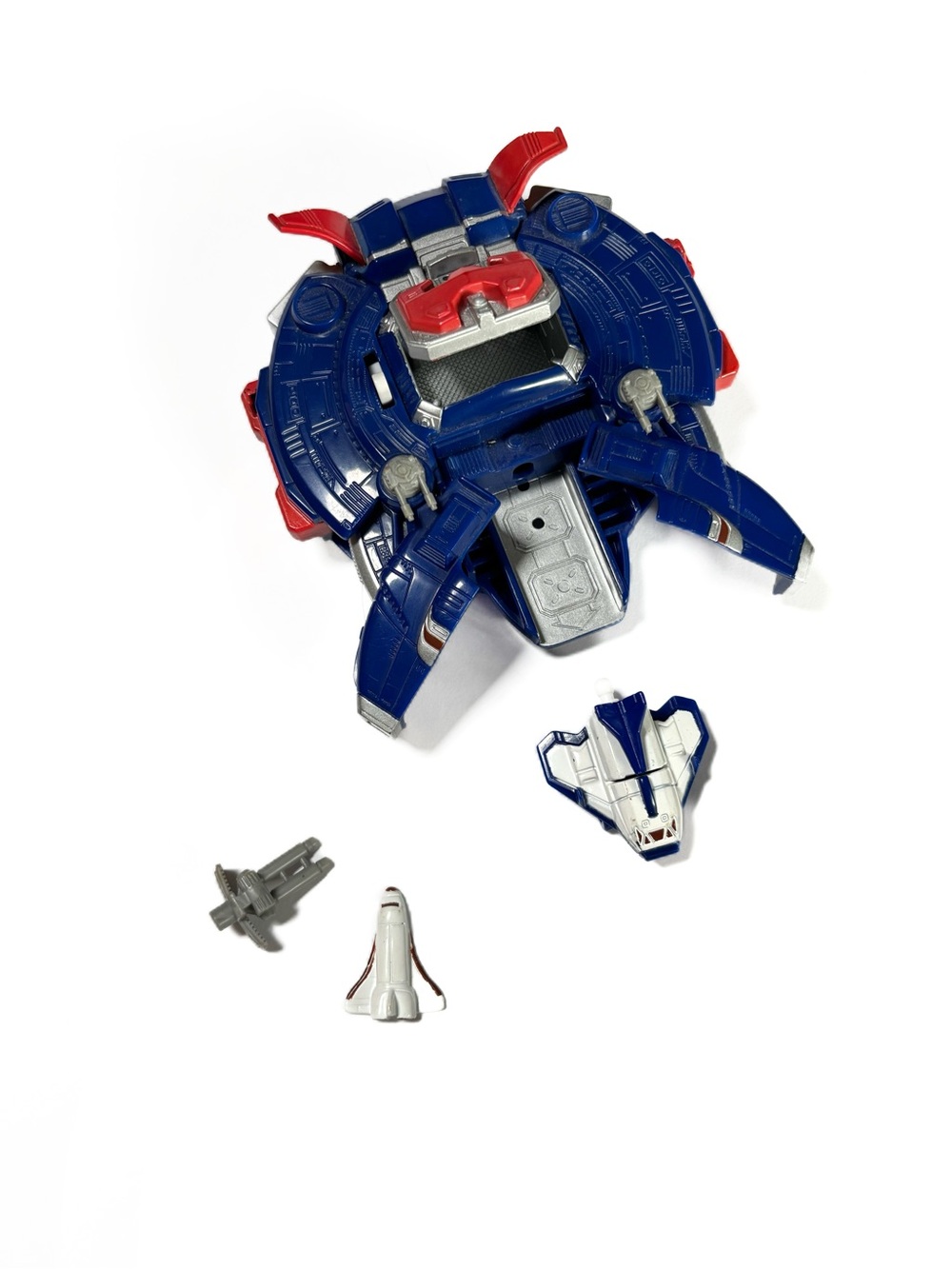 1997 Power Rangers In Space Astro Shuttle Ship Micro Playset Bandai Mini